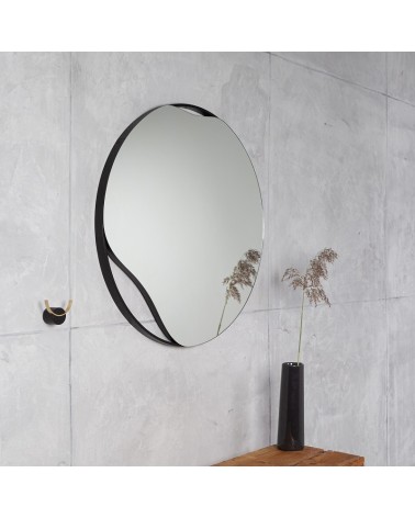 Organic shape wall mirror