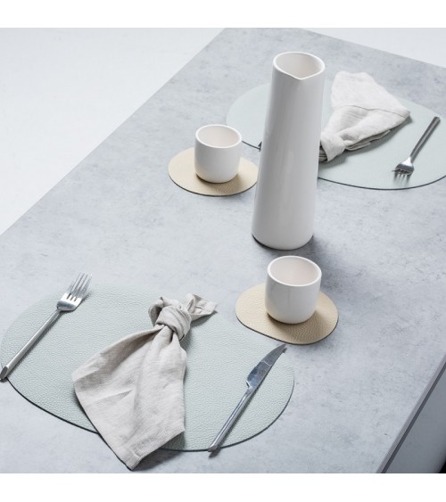 Grey table setting