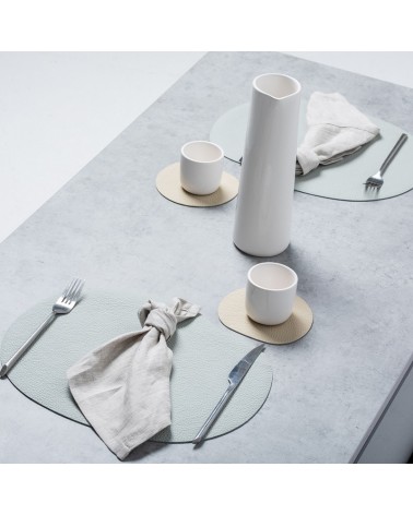 Grey table setting
