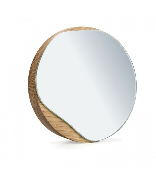 Miroir de table bois