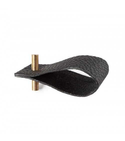 Napkin rings black and brass