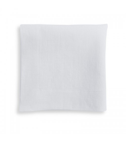 White table napkin from linen