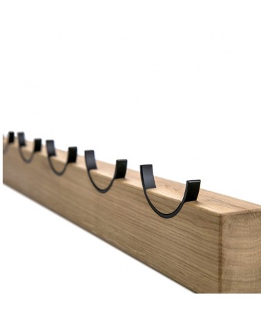Wood wall mounted coat rack DEER
