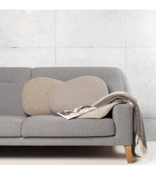 Sofa grey wool balnket
