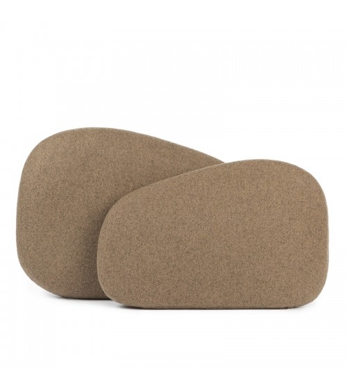 Brown wool cushion set