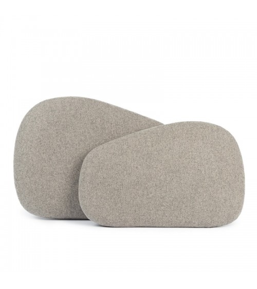 Grey wool cushion KUPSTAS