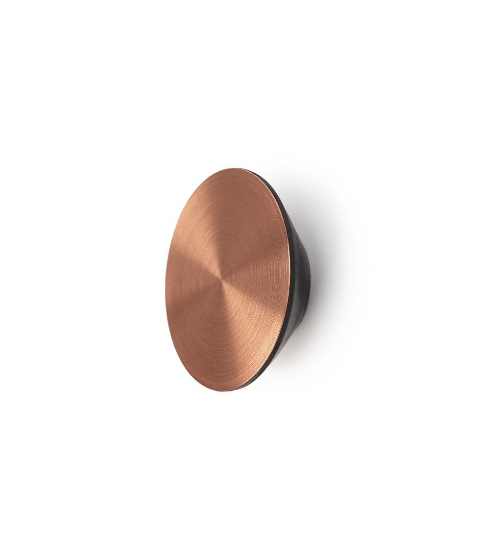 Round wall hook copper