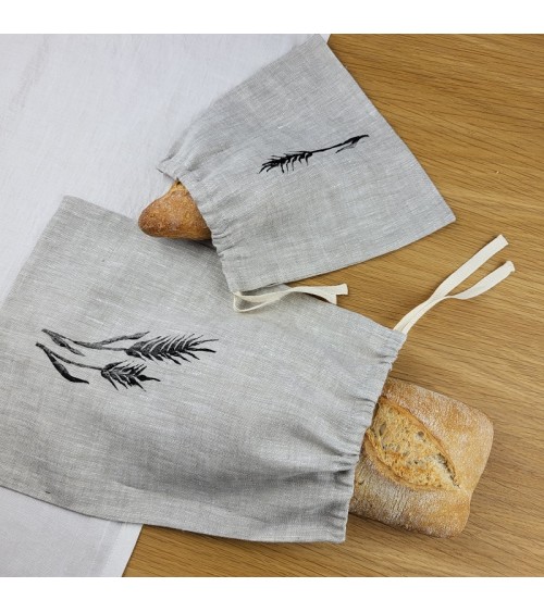 Linen bag bread