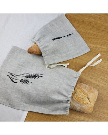 Linen bag bread