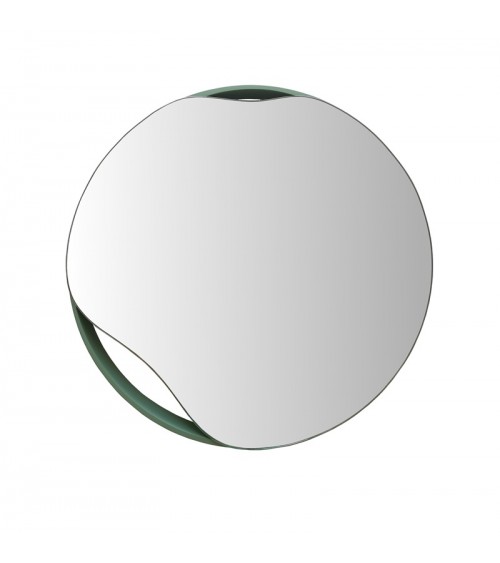 Apvalus žalias veidrodis