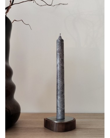 Black taper candle I FROST