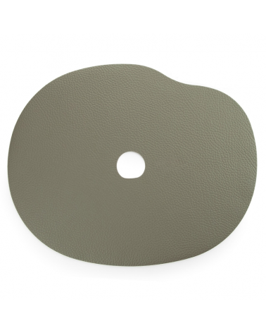 Leather placemat olive I MILLSTONES