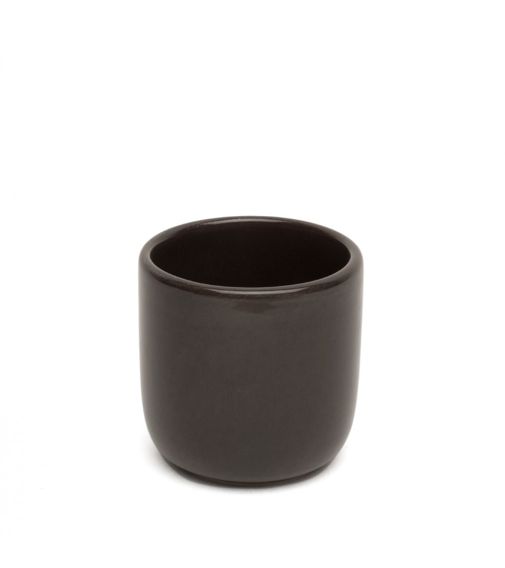 black small cup
