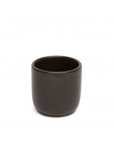 black small cup
