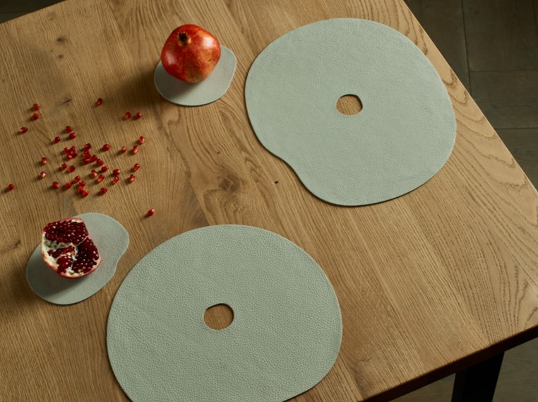 Leather placemats and coasters MILLSTONES