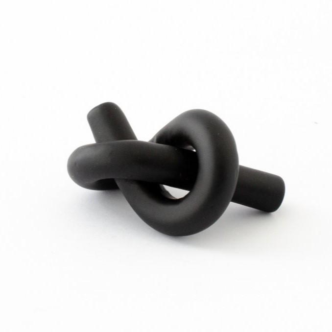 Black wall hook KNOT from NAMII